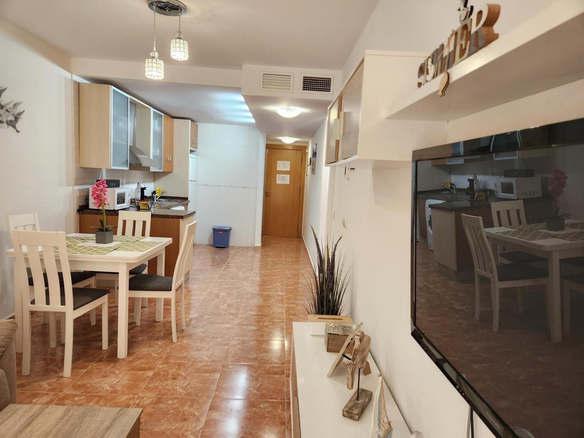 Bajo En Primera Linea De Vera-Playa Con Piscina Privada! Exterior photo