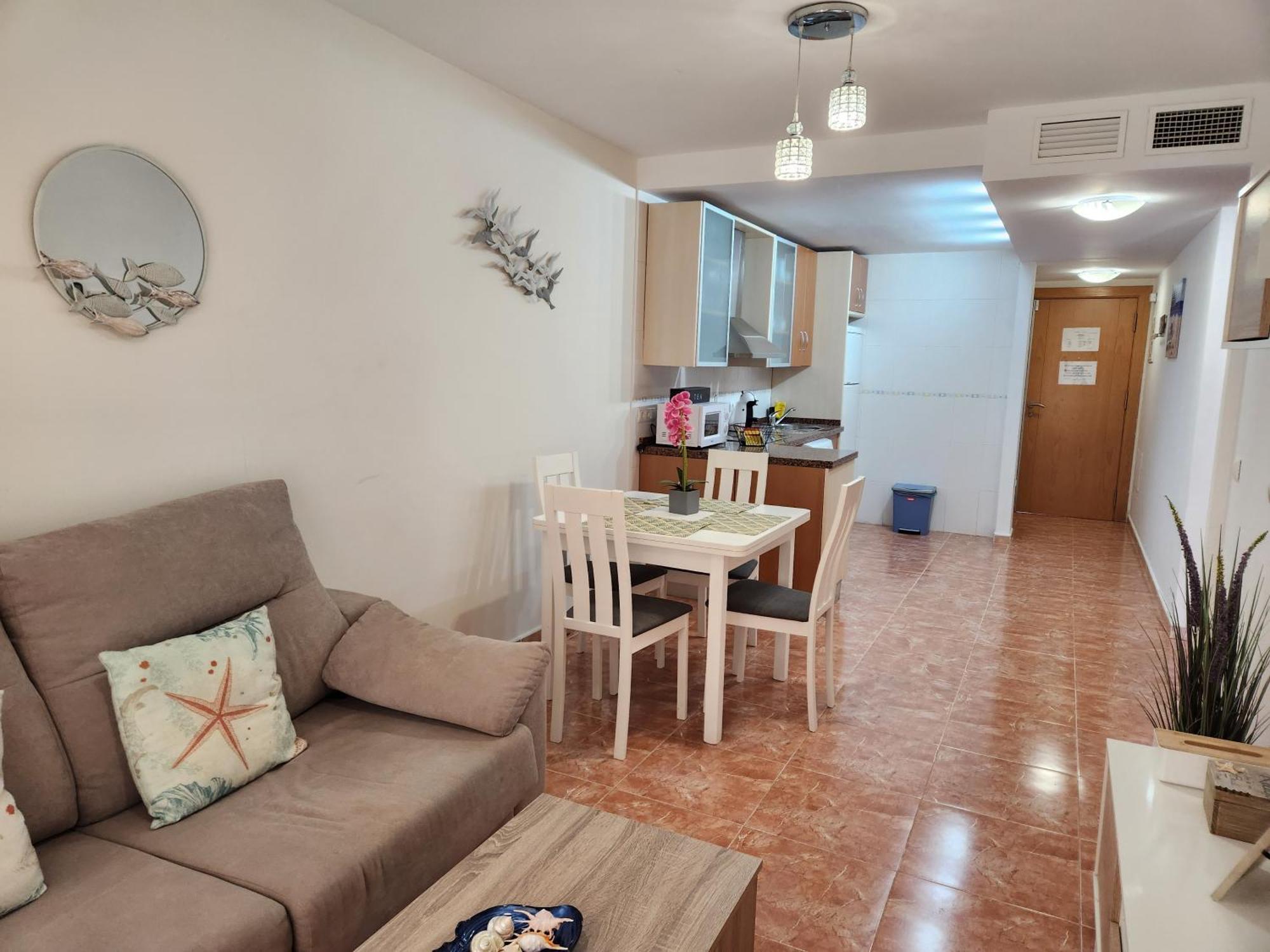 Bajo En Primera Linea De Vera-Playa Con Piscina Privada! Exterior photo